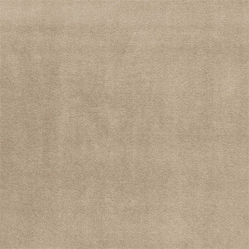 Pemberly Row Rubberwood Velvet Accent Chair with Dark Walnut Arms in Light Brown