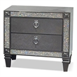 Pemberly Row Bedroom Set with 2 Nightstands and Queen Bed in Gray
