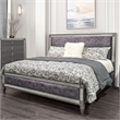 Pemberly Row Bedroom Set with 2 Nightstands and Queen Bed in Gray
