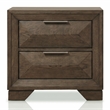 Pemberly Row Queen Bed and 2 Nightstands Set in Espresso Finish
