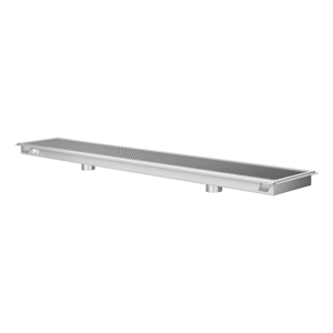 Pemberly Row 18&quot x 120&quot 14-Gauge Stainless Steel Floor Trough Drain