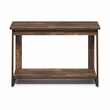 Pemberly Row 2-Tier Entertainment Center for TVs up to 36 in Amber Pine