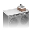 Pemberly Row Washer Dryer Countertop with Edge Rails in White