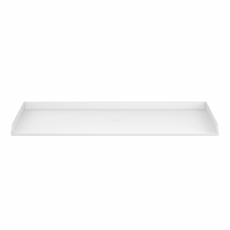Pemberly Row Washer Dryer Countertop with Edge Rails in White
