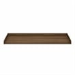 Pemberly Row Washer Dryer Countertop with Edge Rails in Modern Walnut