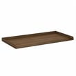 Pemberly Row Washer Dryer Countertop with Edge Rails in Modern Walnut