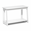 Pemberly Row 2-Tier Entertainment Center for TVs up to 36 in White