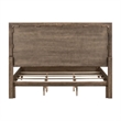 Pemberly Row King Panel Bed with Picture Frame Molding in Brown