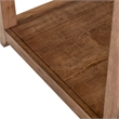 Pemberly Row 3 Piece Cocktail and End Table Set with Open Slats in Brown