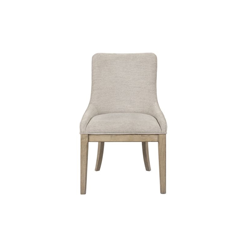 Pemberly Row Upholstered Side Dining Room Chair in Barley Upholstery