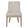 Pemberly Row Upholstered Side Dining Room Chair in Barley Upholstery