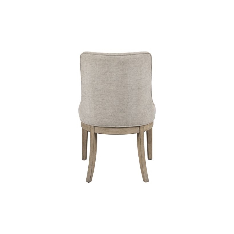 Pemberly Row Upholstered Side Dining Room Chair in Barley Upholstery