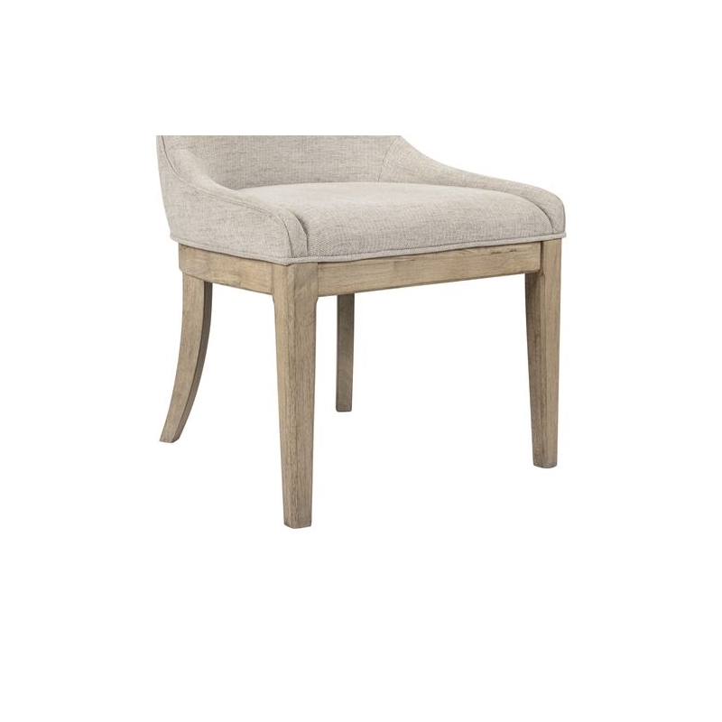 Pemberly Row Upholstered Side Dining Room Chair in Barley Upholstery