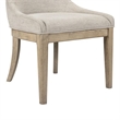 Pemberly Row Upholstered Side Dining Room Chair in Barley Upholstery