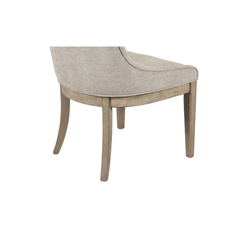 Pemberly Row Upholstered Side Dining Room Chair in Barley Upholstery