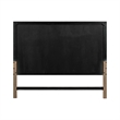 Pemberly Row King Panel Headboard with Picture Frame Molding in Brown