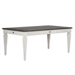 Pemberly Row 7 Piece Rectangular Table Dining Room Set in White