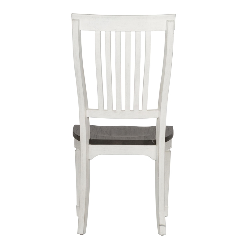 Pemberly Row 7 Piece Rectangular Table Dining Room Set in White