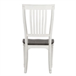 Pemberly Row 5 Piece Rectangular Table Dining Room Set in White
