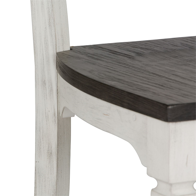 Pemberly Row 5 Piece Rectangular Table Dining Room Set in White