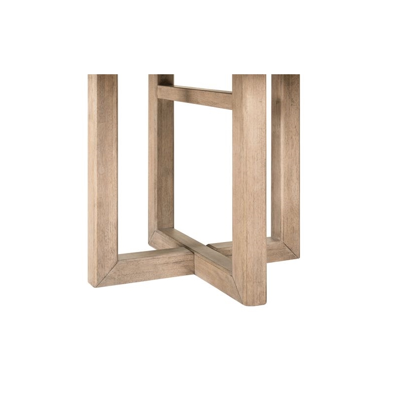 Pemberly Row Pedestal Dining Table with 12 Inch Leaf in Brown