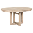 Pemberly Row Pedestal Dining Table with 12 Inch Leaf in Brown