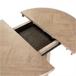 Pemberly Row Pedestal Dining Table with 12 Inch Leaf in Brown
