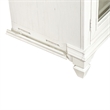 Pemberly Row 72 Inch Entertainment TV Stand with Glass Doors in White