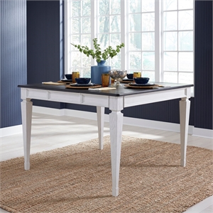 Pemberly Row Counter Height Dining Table with 18 Inch Leaf in White