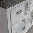 Pemberly Row King Panel Bed with Dresser and Mirror in White