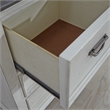 Pemberly Row King Panel Bed with Dresser and Mirror in White
