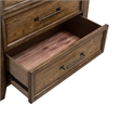 Pemberly Row 5 Drawer Bedroom Chest with Felt and Cedar Drawers in Brown