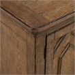 Pemberly Row 2 Door Bedside Chest with Built In Charging Station in Brown