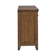 Pemberly Row 7 Drawer Bedroom Dresser with Felt and Cedar Drawers in Brown