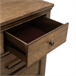 Pemberly Row 7 Drawer Bedroom Dresser with Felt and Cedar Drawers in Brown
