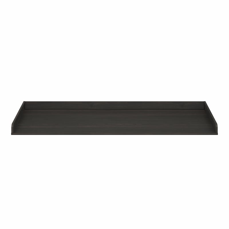 Pemberly Row Washer Dryer Countertop Edge Rails Anti Slip Pads in Espresso