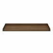 Pemberly Row 27.5 D x 54 W Washer Dryer Countertop Edge Rails in Modern Walnut