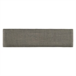 Pemberly Row Upholstered Counter Bench with Block Legs in Brown