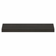 Pemberly Row 9 x 35 2-in Thick Invisible Brackets Floating Shelf in Tobacco Oak