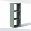 Pemberly Row 3-Cube Closet Organizer Open Shelf Extra Thick Frame in Sage Green