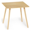 Pemberly Row Side Table with MDF and Rubber Wood Veneer in Oak