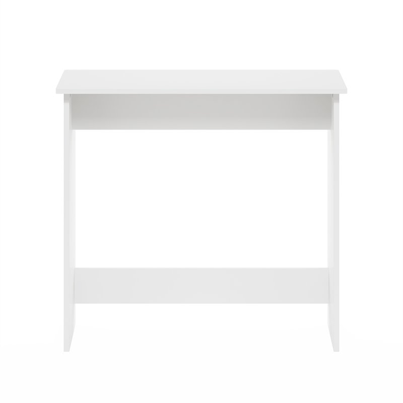 Pemberly Row Study Table with Rounded Edge 20 lbs Capacity in White