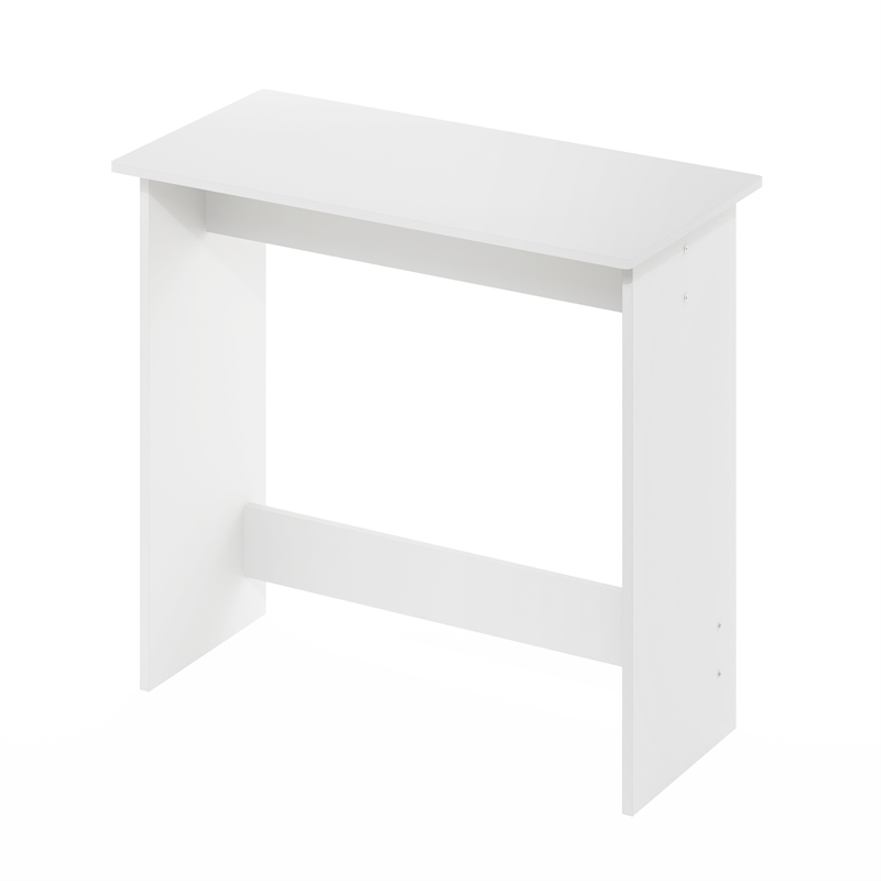 Pemberly Row Study Table with Rounded Edge 20 lbs Capacity in White