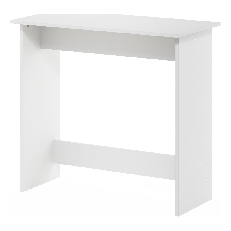 Pemberly Row Study Table with Rounded Edge 20 lbs Capacity in White