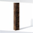 Pemberly Row 6 Tier Closet Organizer Open Shelf with Anti-Tip Kit in Amber Pine
