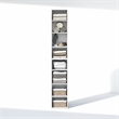 Pemberly Row 8 Tier Closet Organizer with Adjustable Shelves in White