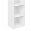 Pemberly Row 5 Tier Open Shelf Bookcase for Display and Storage in White