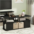 Pemberly Row TV Stand for TVs Up to 50 Inches in Dark Americano Finish