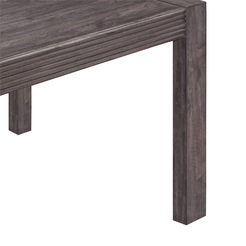 Pemberly Row 5 Piece Rectangular Dining Room Table Set in Brown