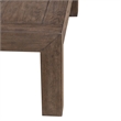 Pemberly Row Rectangular Cocktail Table with Planked Top in Brown